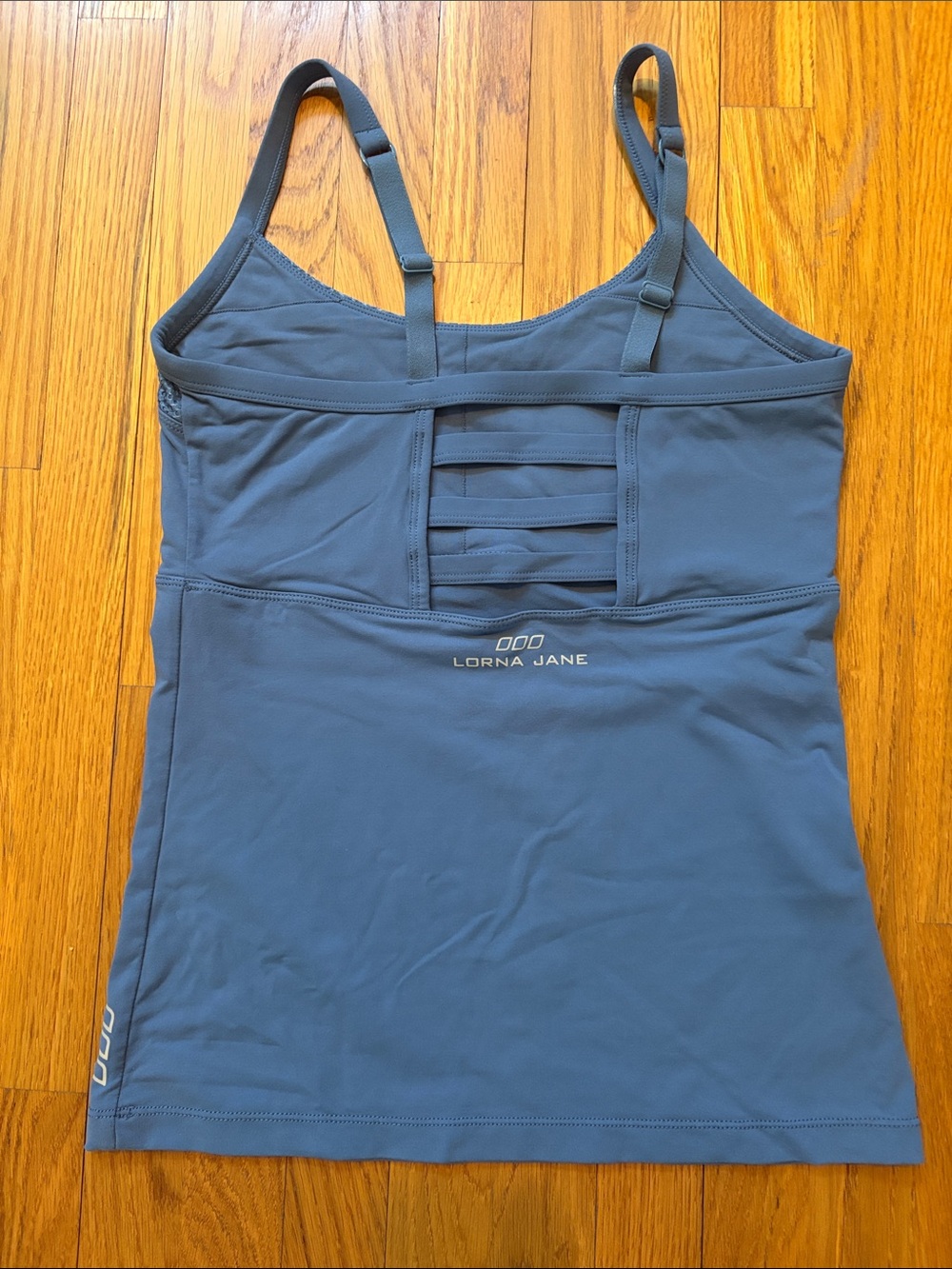 Lorna Jane Blue Strappy Active Tank Top Size Small